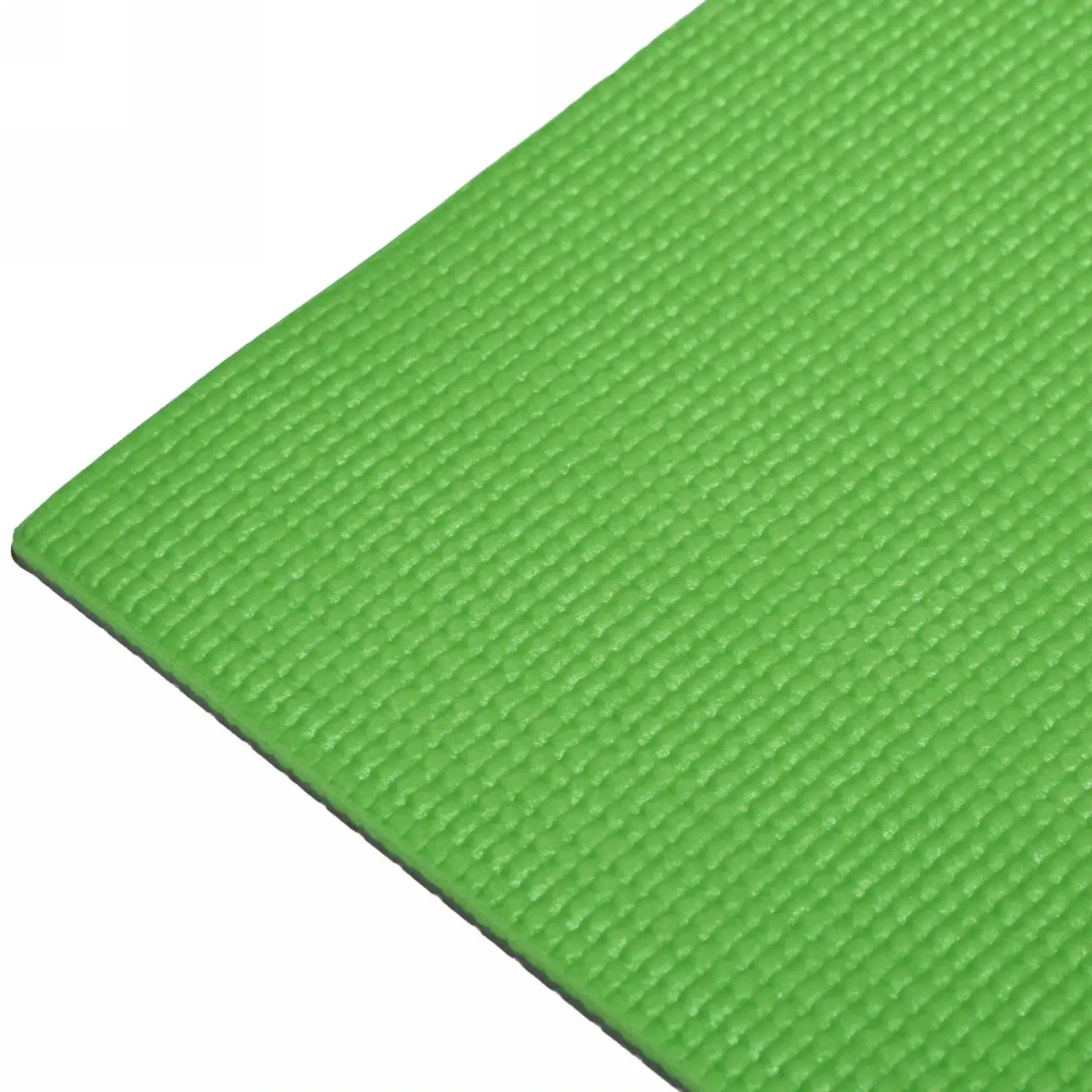 Коврик для йоги 6 мм 61х173 см Однотонный (2х сторонний), микс цветов