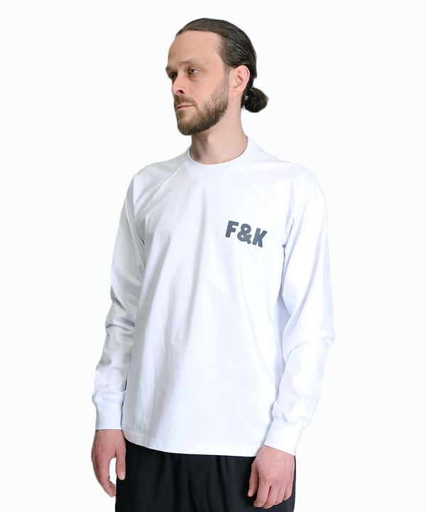 Лонгслив F&K белый - фото 3