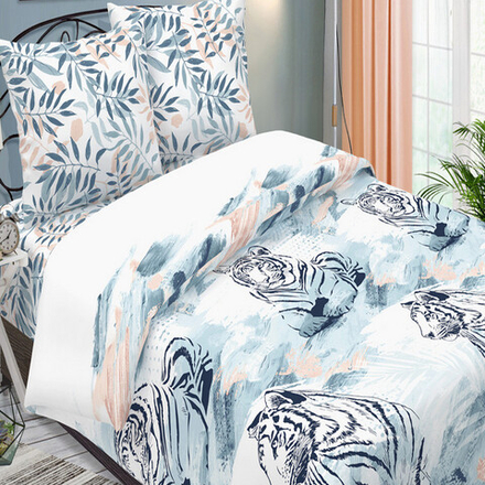 Комплект постельного белья "ВЛ. ДИКИЕ КОШКИ", поплин Премиум, 100% хлопок.