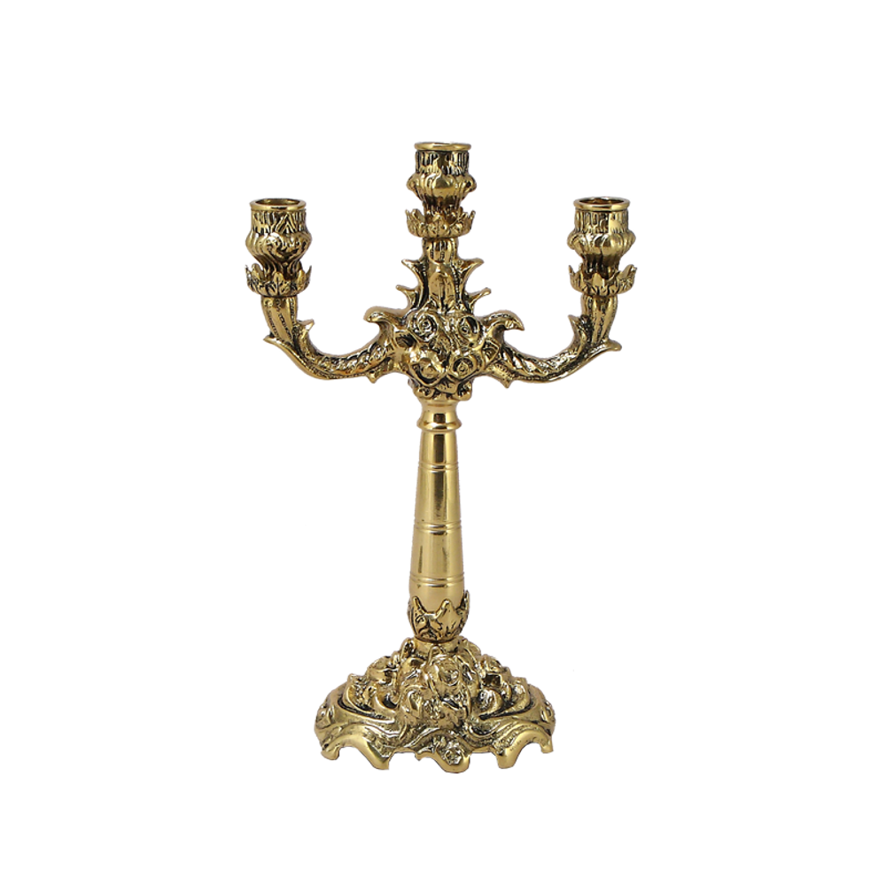 Bello De Bronze Каминные часы с маятником с канделябрами "Олеандр"