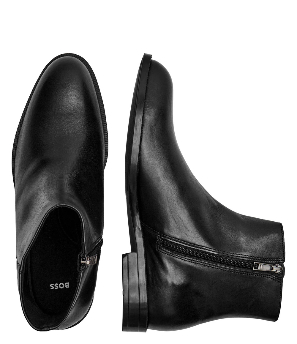 Кожаные высокие сапоги Tayil BOSS BLACK - черный(50529151)