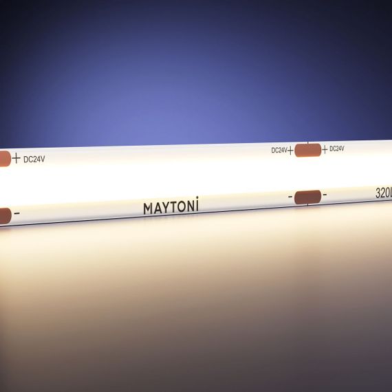 Светодиодная лента Maytoni 8W/m 320LED/m COB теплый белый 5M 201071