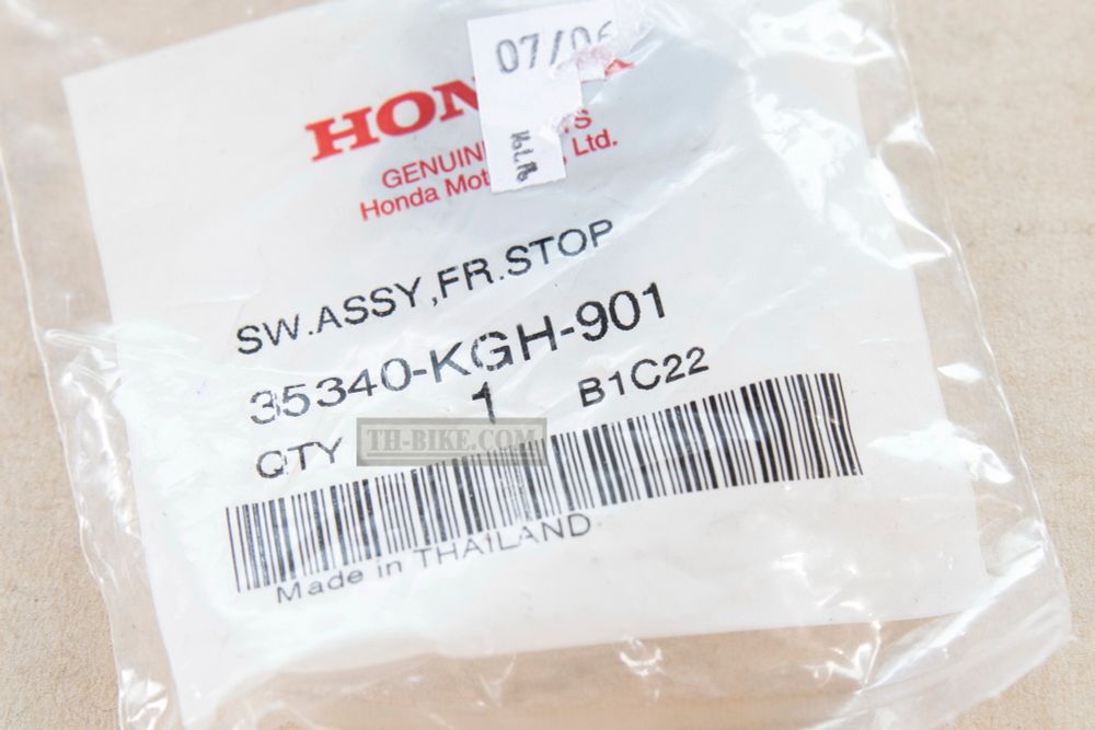 35340-KGH-901. SWITCH ASSY., FR. STOP