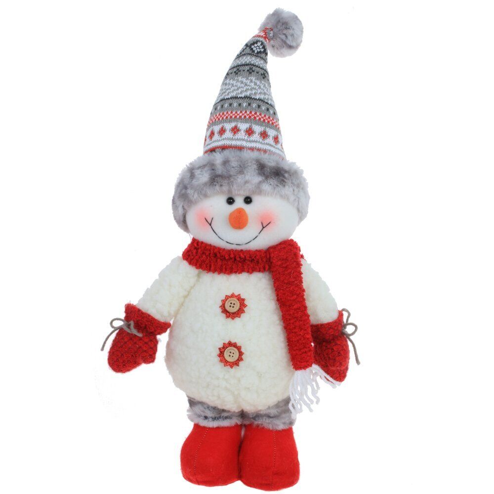 GAEM Игрушка набивная "Снеговик", L19 W12 H50 см, 2в.