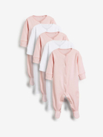 Комбинезон / Cлип для малышей Next 581-066, 5 шт., Белый, Розовый