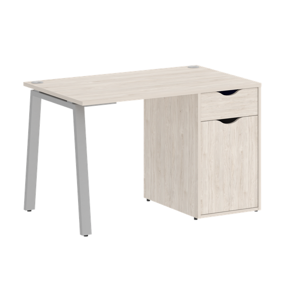 Home Office Стол письменный VR.SP-3-118.1.A Денвер Светлый/Металл Серый 1180*720*750