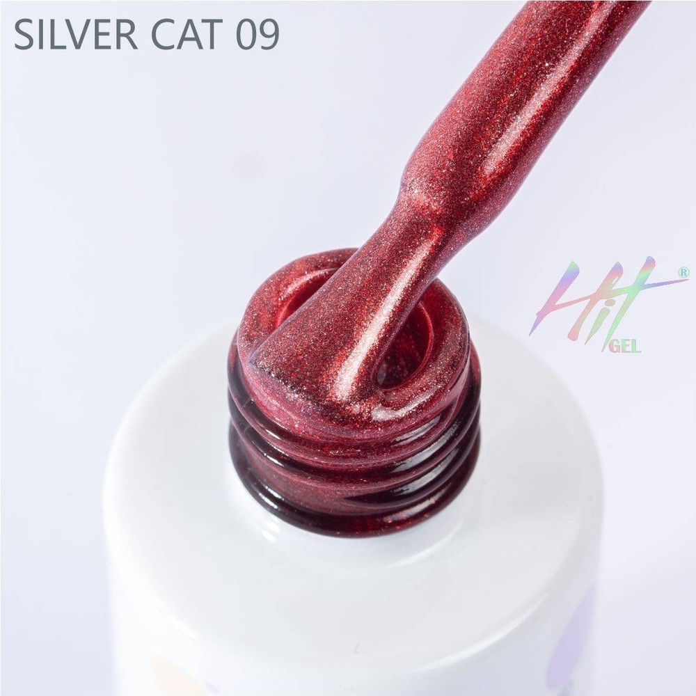 Гель-лак ТМ "HIT gel" №09 Silver cat, 9 мл