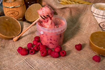 Крем - мёд с малиной