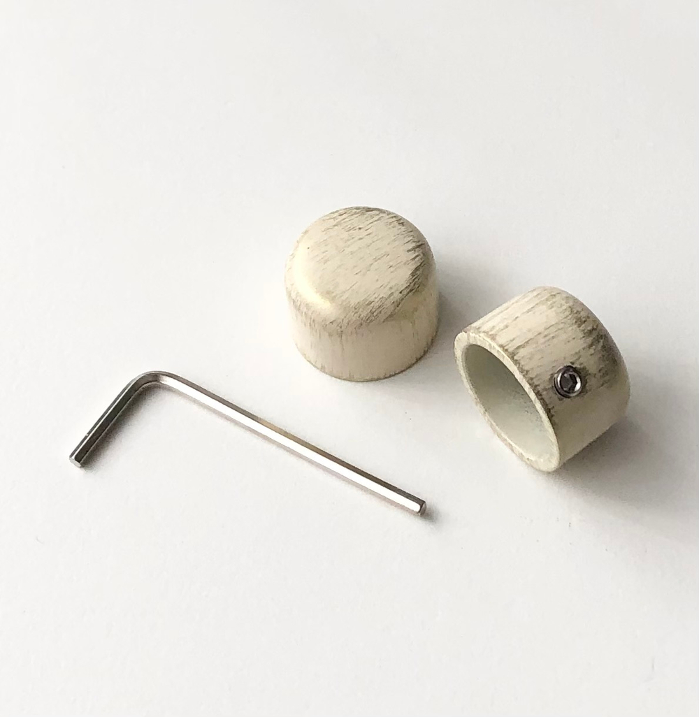 Наконечники "Заглушка Ост" d16 мм, цвет ваниль золото