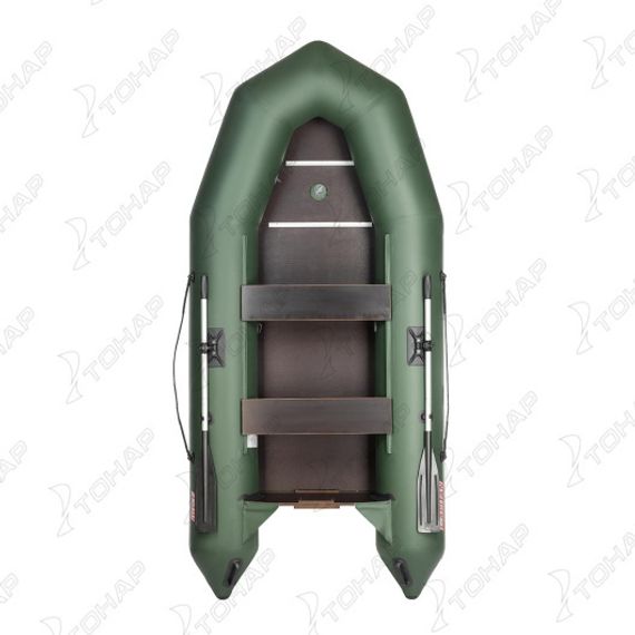 Лодка Тонар Капитан Т310 (киль+пол) зеленая
