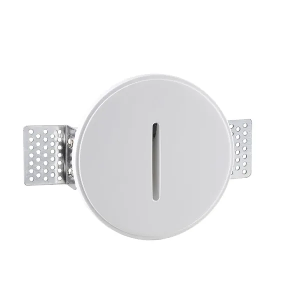 7081/3WL HIGHTECH ODL25 339 Подсветка лестницы круглая металл/гипс IP20 LED 3W 3000K 220V GIPS