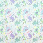 Упаковочная бумага (0,5*0,7 м) Космические динозавры, 1 шт.