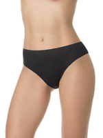 Бамбуковые трусы-бразилиана со средней линией талии (Размер: XL) (Цвет: кремовый)