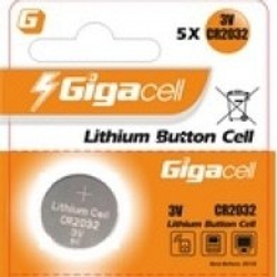 Элемент питания литиевый Gigacell CR2032