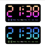 Часы настольные LED MIRROR NO.: 5538-A Purple