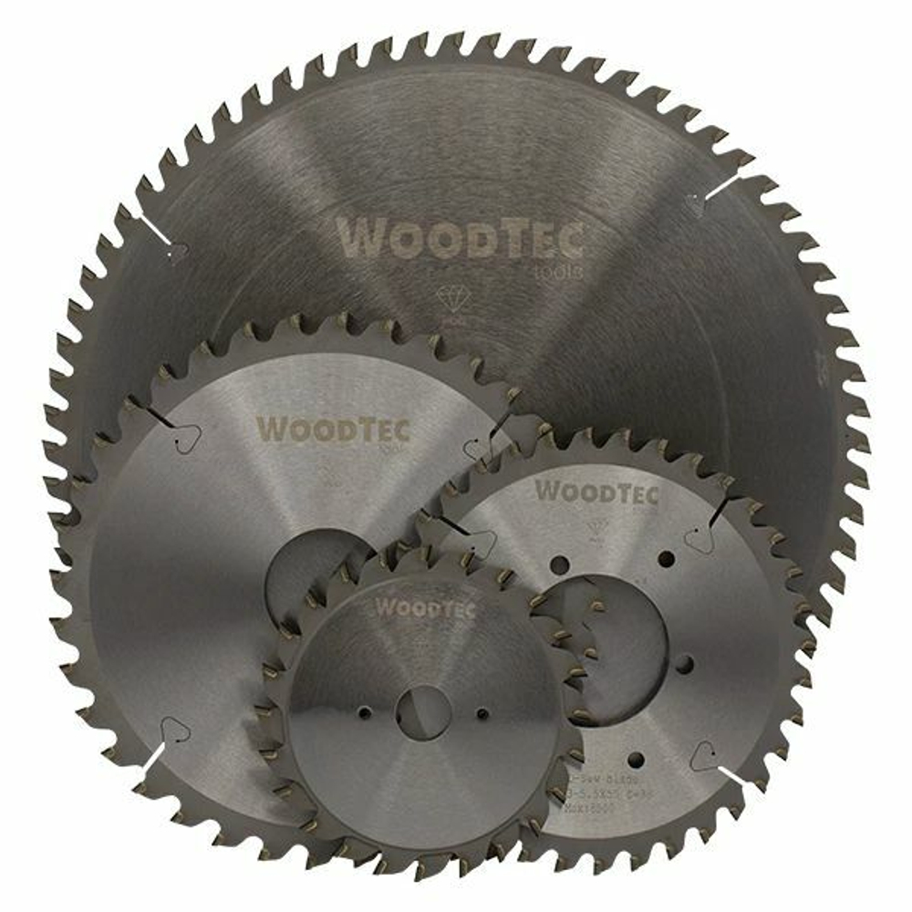 Алмазная подрезная пила WoodTec Ø100 х 2,8-3,6 х 20 Z=12+12 Н6