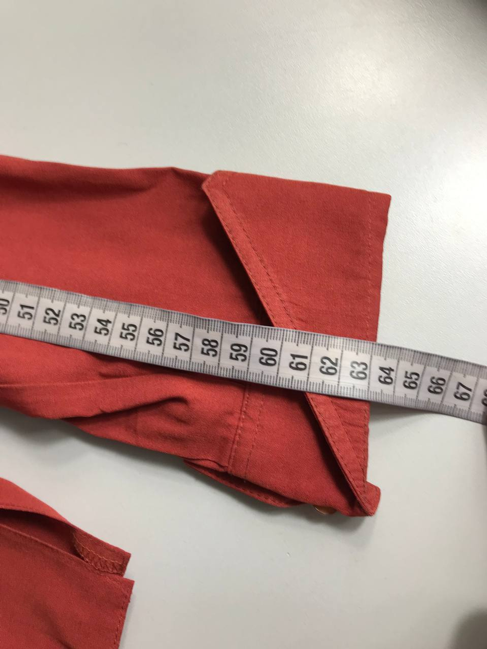 Рубашка такая красивая по цвету и дизайну, который кроется в мелочах, 48 размер