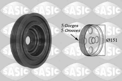 SASIC - 2154008-SAS - Belt Pulley, crankshaft