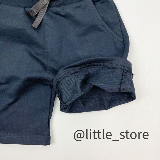 Шорты "Теннис" из футера, Черные