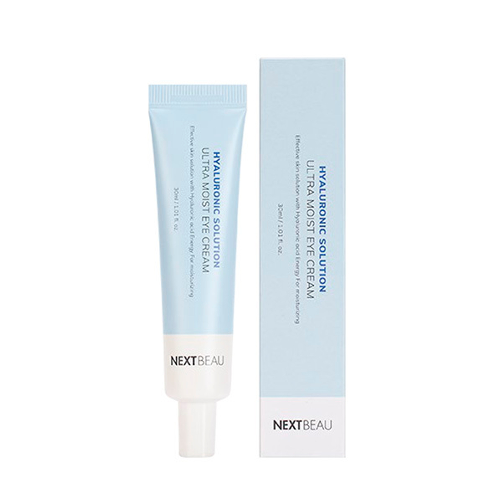 Увлажняющий крем для кожи вокруг глаз с Гиалуроновой Кислотой Nextbeau Hyaluronic Solution Ultra Moist Eye Cream 30мл