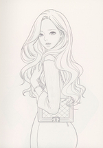 True Beauty. Korean Webtoon. Coloring Book