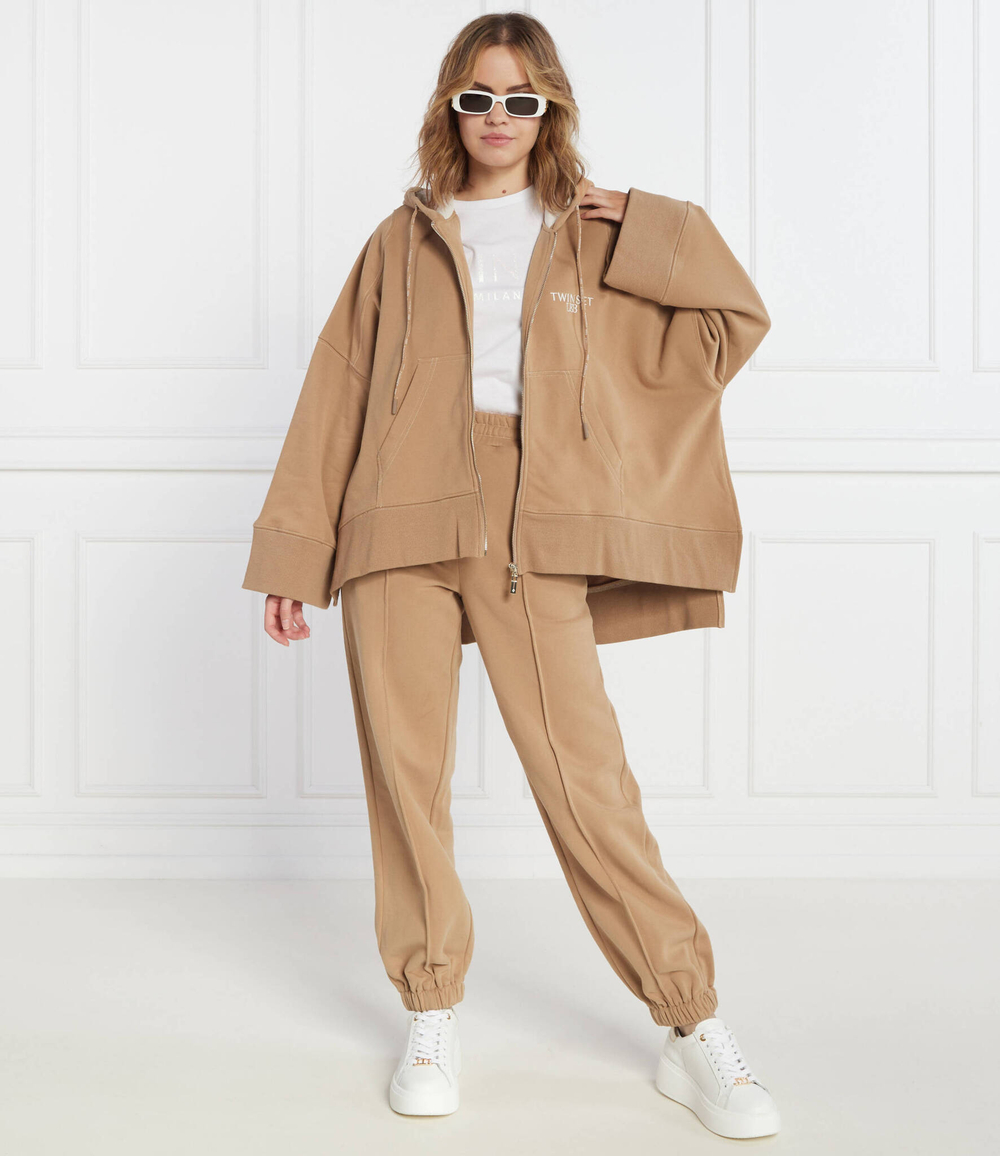 Худи Twinset U&amp;B - коричневый(232LI2UAA)