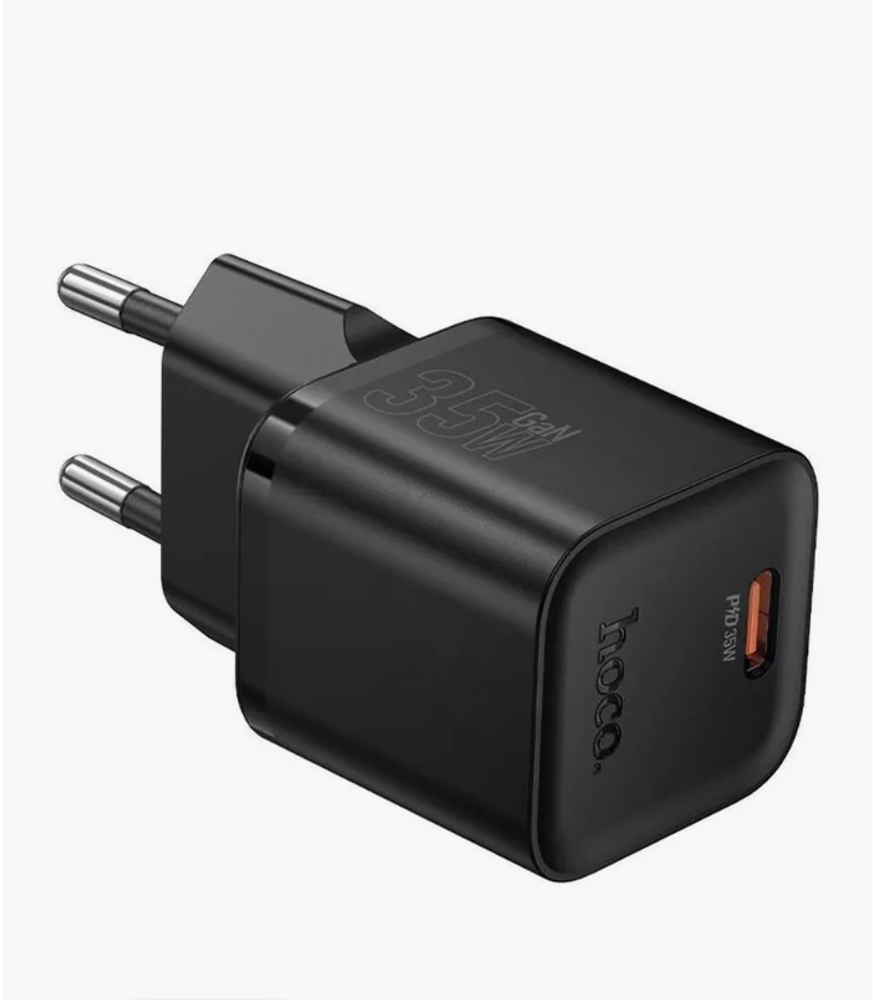 Зарядное устройство hoco N66 GaN PD35W Type-C,черное