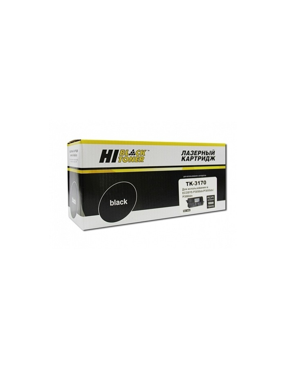 Hi-Black TK-3170 Картридж для Kyocera-Mita P3050dn/P3055dn/P3060dn, 15,5K, с чипом