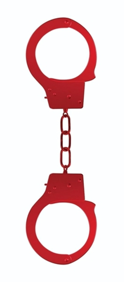 Красные наручники OUCH! Red (Цвет: красный)