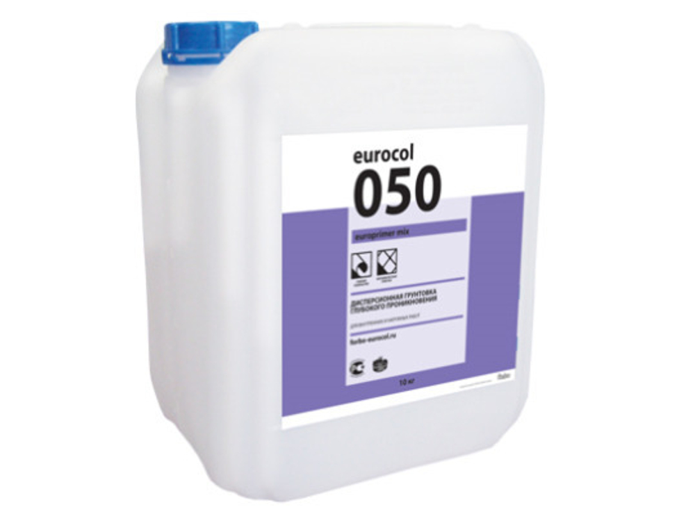 Грунтовка Forbo Eurocol 050 Europrimer Mix дисперсионная, 10кг (концентрат)