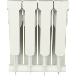 ROMMER Profi BM 350 (BI350-80-80-130)  4 секций радиатор биметаллический (RAL9016)