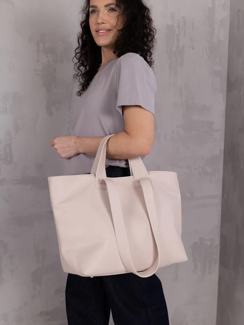 сумка большая через плечо шоппер