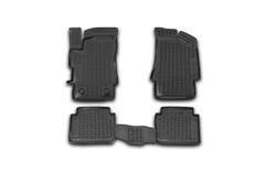 Коврики Standard, 3D в салон BRILLIANCE V5, 2014- , кросс., 4 шт. (полиуретан, чёрные) Element.09KSV5N01PL