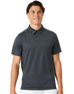 Мужское теннисное поло Björn Borg Ace Mesh Panel - asphalt