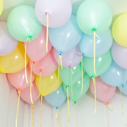 Шары под потолок в цвете "Summer ice-cream"