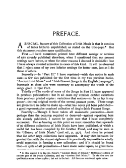 Old Irish folk music and songs. a collection of 842 Irish airs and songs, hitherto unpublished | P. W. Joyce