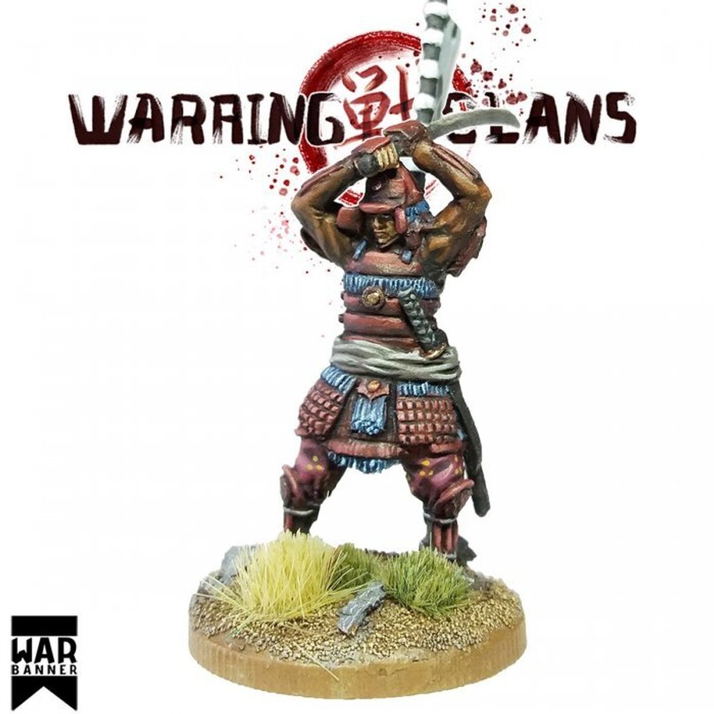 WB-SAM008  Samurai with Katana raised