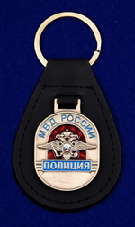 Брелок с жетоном МВД "Полиция"