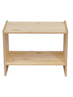 Тумба прикроватная 52х30х40, Раст, с полкой, массив сосны, без отделки, IKEA