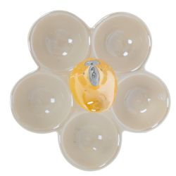 GAEM Тарелка для 5-ти яиц, L15 W14,5 H9 см