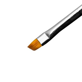 Скошенная, синтетическая кисть для геля № 6, Global Fashion GF-16-6