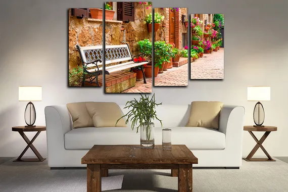 Модульная картина "Восточная аллея"