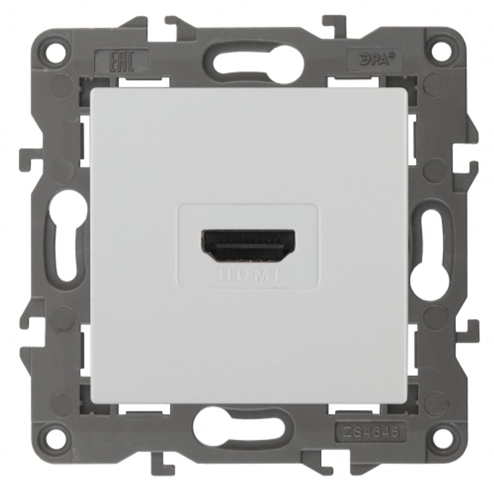 14-3114-01 ЭРА Розетка HDMI, IP20, Эра Elegance, белый