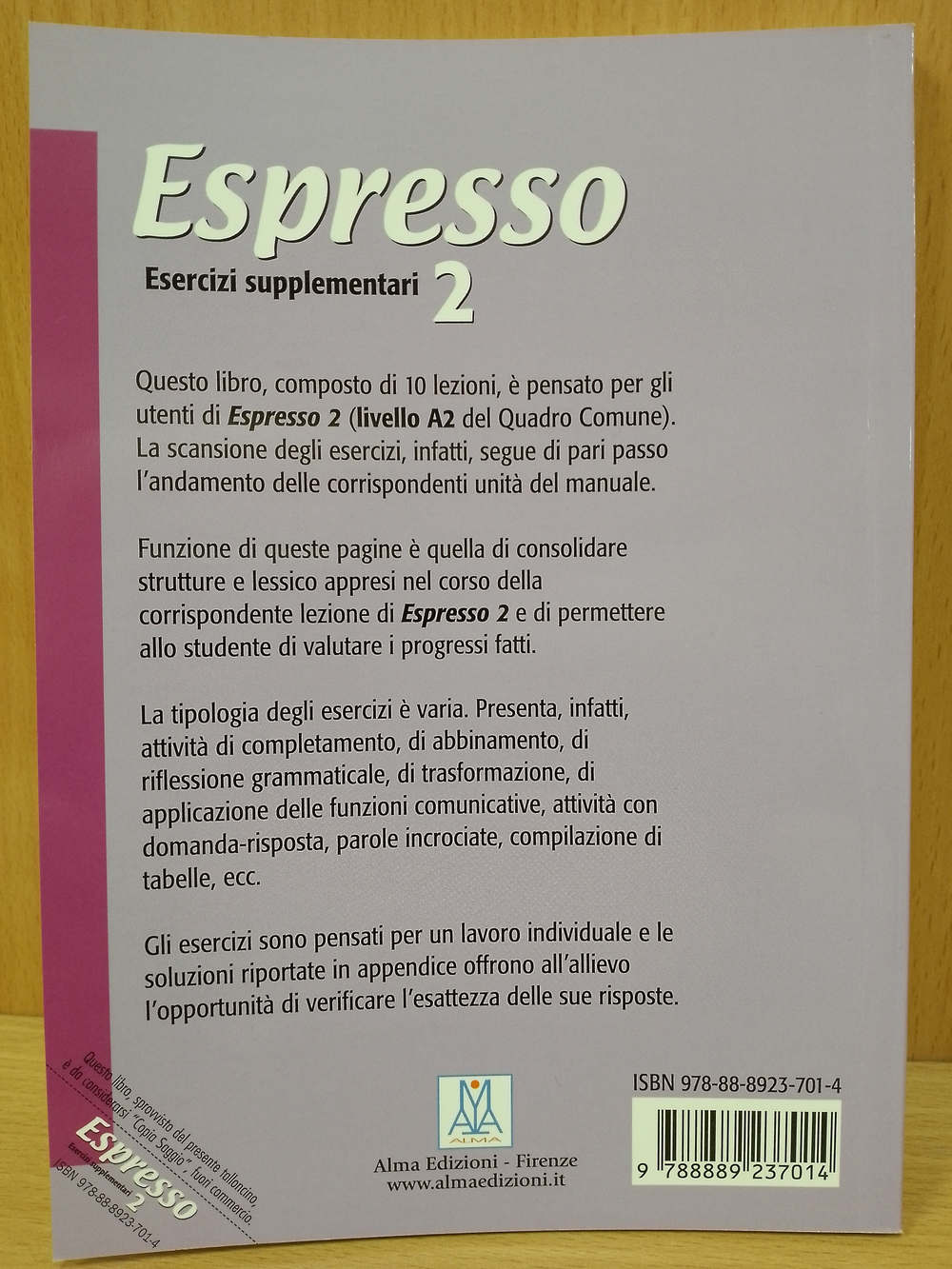 Espresso 2 (esercizi supplementari)
