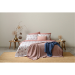 Набор из двух наволочек из сатина темно-розового цвета из коллекции essential, 70х70 см