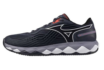 Мужские теннисные кроссовки Mizuno Wave Enforce Tour 2 CC - odyssey gray/white/fiery coral 2