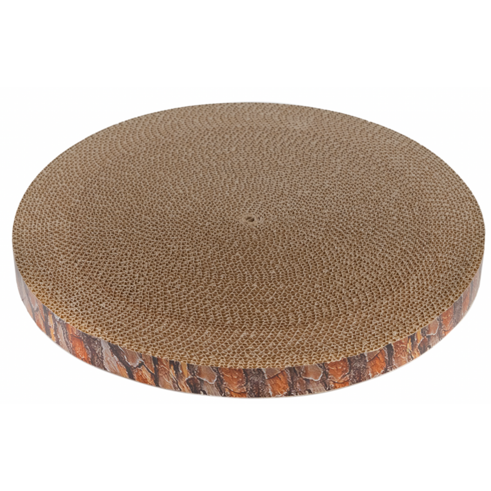 Дарэлл 840013сосн ЧИП Когтеточка гофрокартонная "ПЕНЬ СОСНОВЫЙ" большой, с пропиткой h25мм, D40,5см