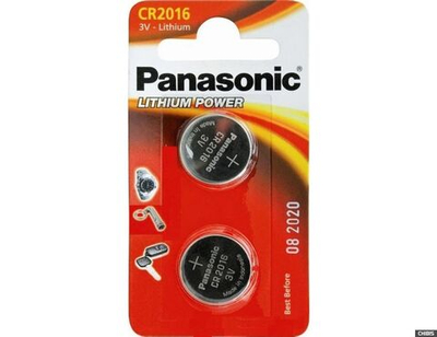 Батарейки Panasonic Lithium Power CR-2016 литиевые 2 шт