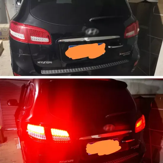 Задние фонари Хендай Санта Фе 2007-2012 V2 type ДЫМЧАТЫЕ