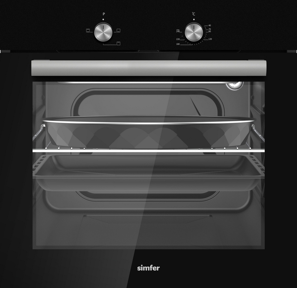 Электрический духовой шкаф Simfer B6EB04025 черный